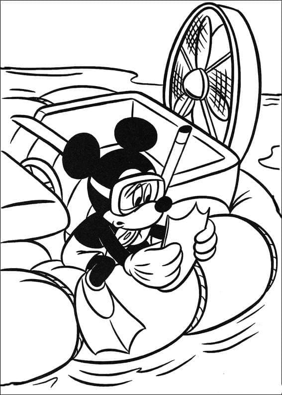 Dibujo gratuito Mickey Mouse #215058 de la coleccion Personajes de Dibujos Animados para imprimir