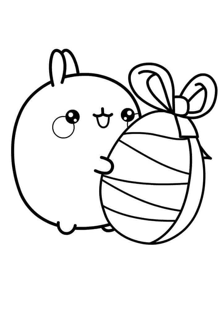 Dibujo gratuito Molang #209169 de la coleccion Personajes de Dibujos Animados para imprimir