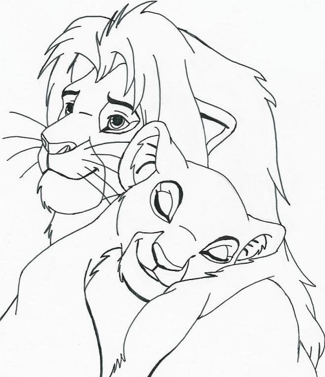 Dibujo gratuito Nala #180398 de la coleccion Personajes de Dibujos Animados para imprimir