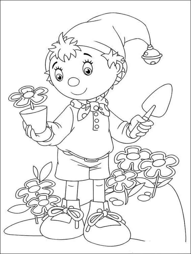Dibujo gratuito Noddy #187044 de la coleccion Personajes de Dibujos Animados para imprimir