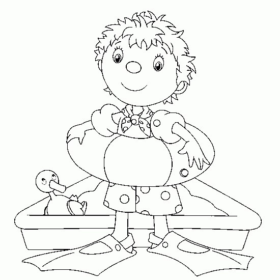 Dibujo gratuito Noddy #187073 de la coleccion Personajes de Dibujos Animados para imprimir