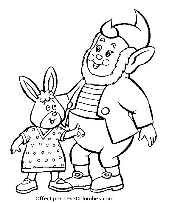 Dibujo gratuito Noddy #44624 de la coleccion Personajes de Dibujos Animados para imprimir
