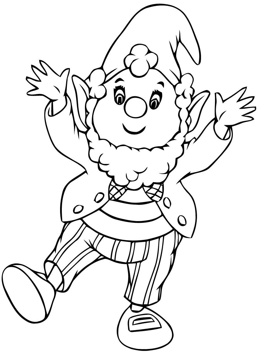 Dibujo gratuito Noddy #44657 de la coleccion Personajes de Dibujos Animados para imprimir