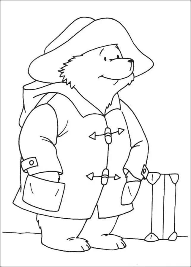 Dibujo gratuito Paddington #209472 de la coleccion Personajes de Dibujos Animados para imprimir
