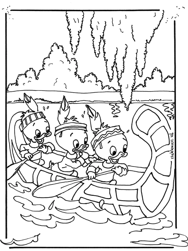 Dibujo gratuito Pato Donald #30221 de la coleccion Personajes de Dibujos Animados para imprimir