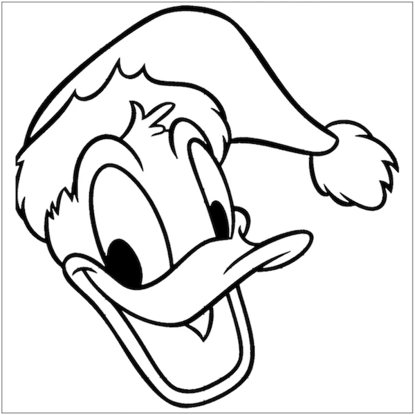 Dibujo gratuito Pato Donald #30454 de la coleccion Personajes de Dibujos Animados para imprimir