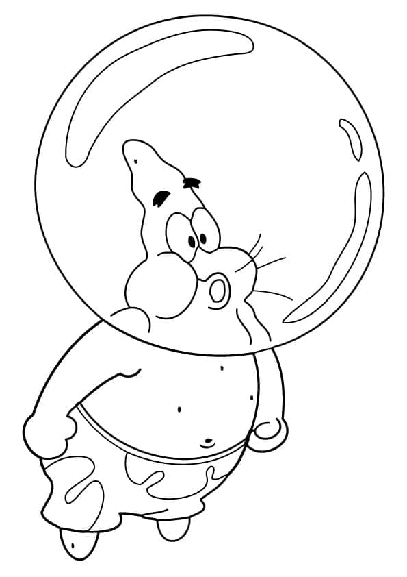 Dibujo gratuito Patrick Star #220643 de la coleccion Personajes de Dibujos Animados para imprimir