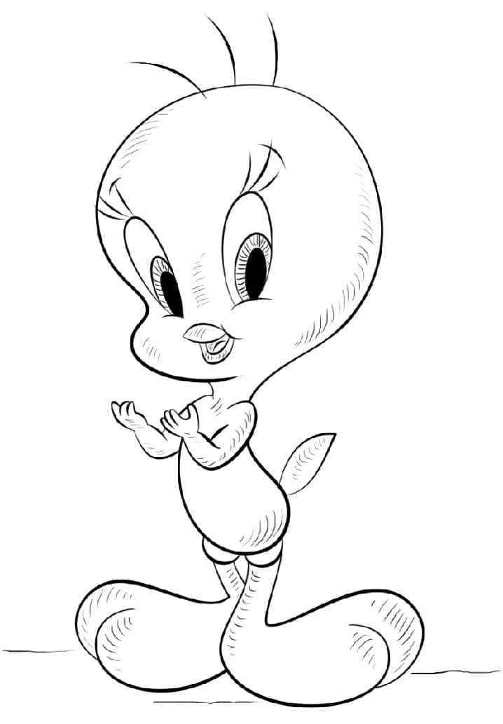 Dibujo gratuito Piolín y Silvestre #190928 de la coleccion Personajes de Dibujos Animados para imprimir