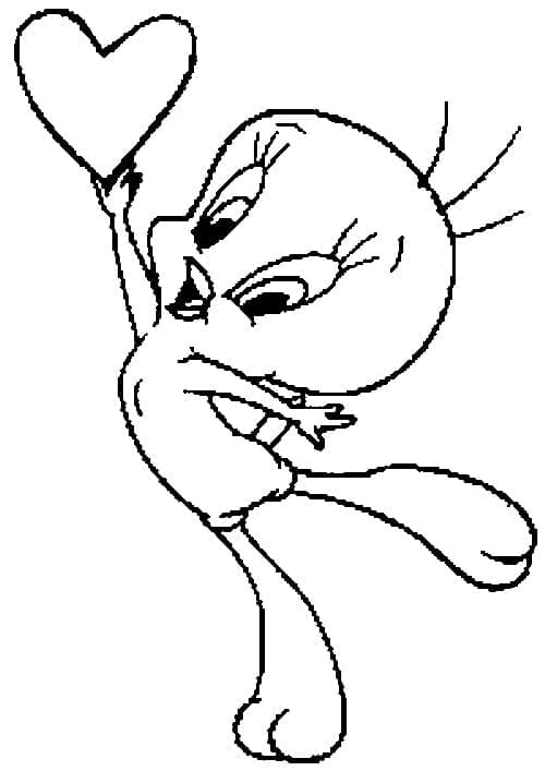 Dibujo gratuito Piolín y Silvestre #190932 de la coleccion Personajes de Dibujos Animados para imprimir