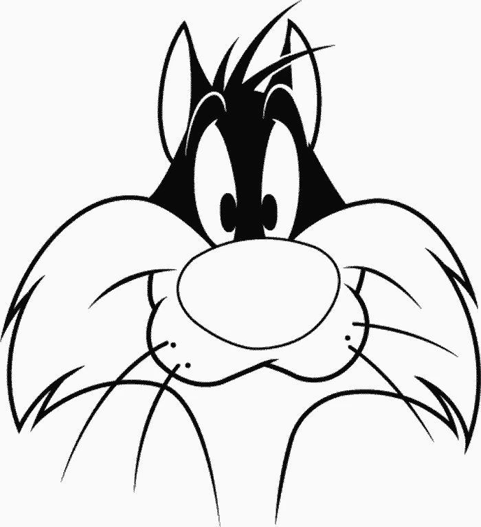 Dibujo gratuito Piolín y Silvestre #29214 de la coleccion Personajes de Dibujos Animados para imprimir