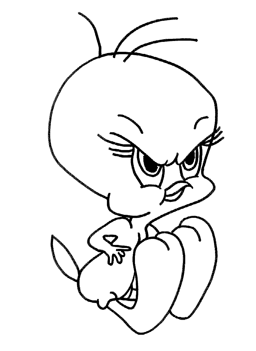 Dibujo gratuito Piolín y Silvestre #29245 de la coleccion Personajes de Dibujos Animados para imprimir