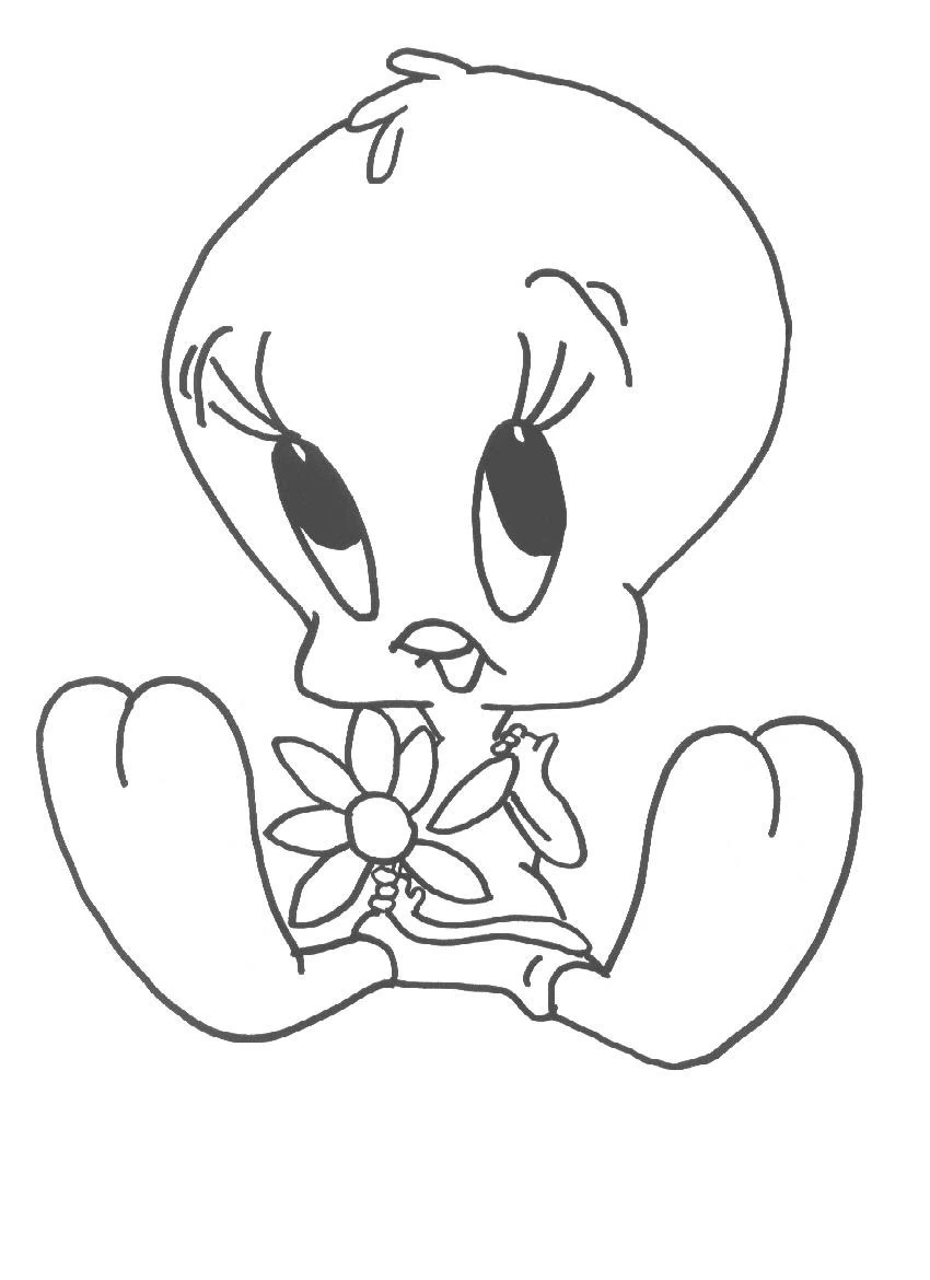 Dibujo gratuito Piolín y Silvestre #29295 de la coleccion Personajes de Dibujos Animados para imprimir