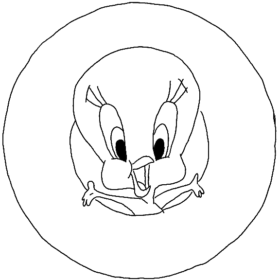 Dibujo gratuito Piolín y Silvestre #29312 de la coleccion Personajes de Dibujos Animados para imprimir
