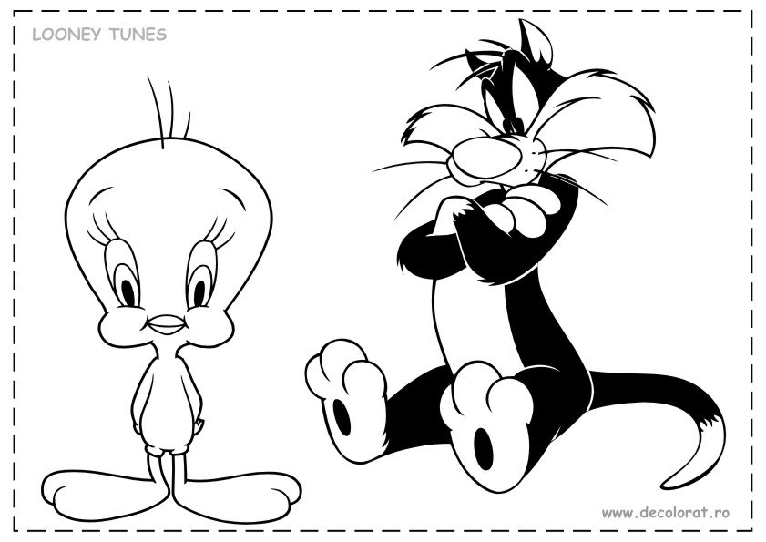 Dibujo gratuito Piolín y Silvestre #29412 de la coleccion Personajes de Dibujos Animados para imprimir Dibujo gratuito Piolín y Silvestre #29412 de la coleccion Personajes de Dibujos Animados para imprimir