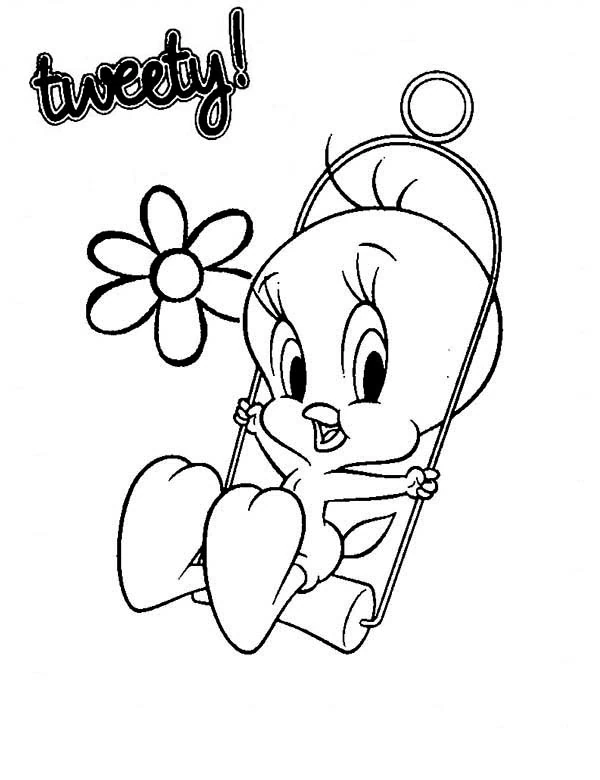 Dibujo gratuito Piolín y Silvestre #29472 de la coleccion Personajes de Dibujos Animados para imprimir