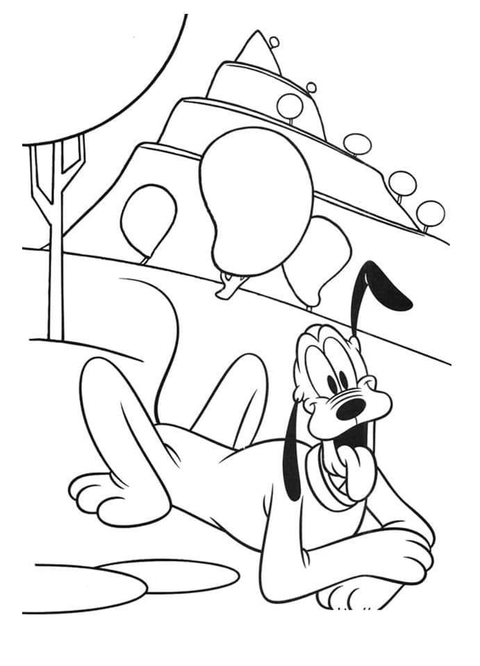 Dibujo gratuito Pluto #197066 de la coleccion Personajes de Dibujos Animados para imprimir