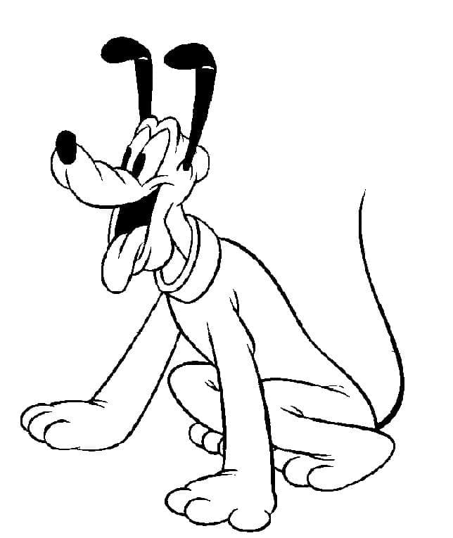 Dibujo gratuito Pluto #197094 de la coleccion Personajes de Dibujos Animados para imprimir Dibujo gratuito Pluto #197094 de la coleccion Personajes de Dibujos Animados para imprimir