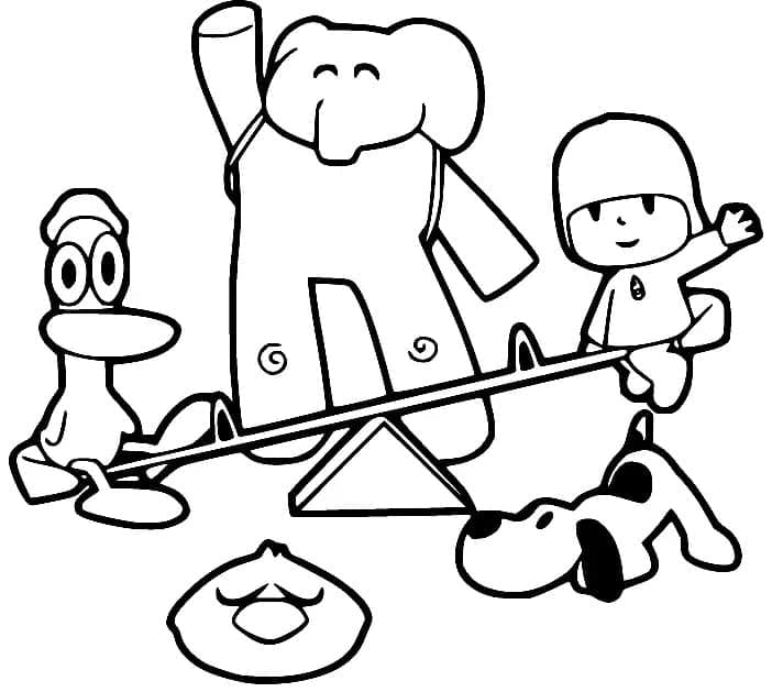 Dibujo gratuito Pocoyó #195241 de la coleccion Personajes de Dibujos Animados para imprimir