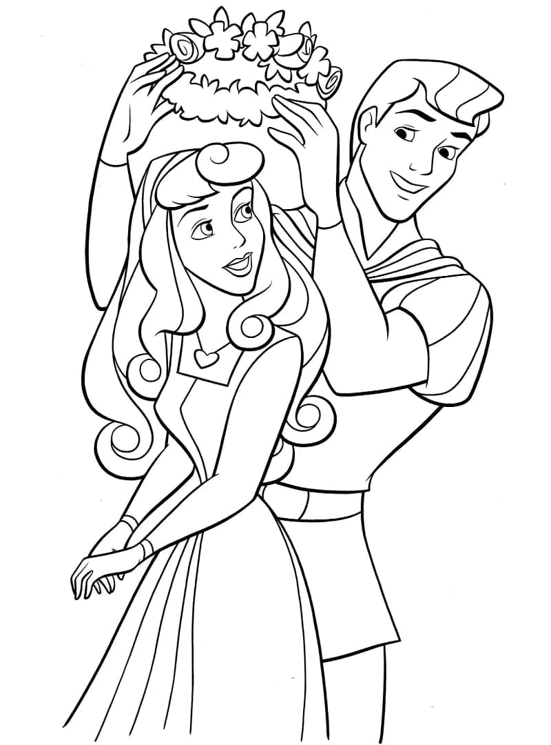 Dibujo gratuito Princess Aurora #181947 de la coleccion Personajes de Dibujos Animados para imprimir