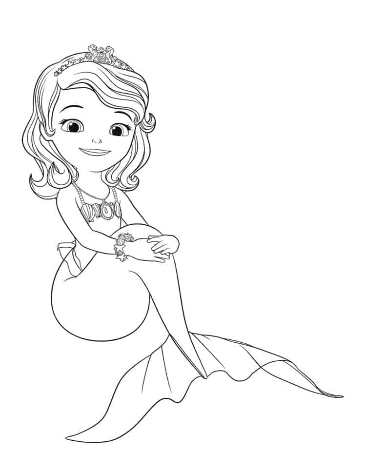 Dibujo para colorear: Princess Sofia (Personajes de Dibujos Animados) #182039 - Dibujos para Colorear e Imprimir Gratis