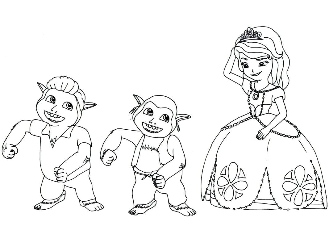 Dibujo gratuito Princess Sofia #182040 de la coleccion Personajes de Dibujos Animados para imprimir