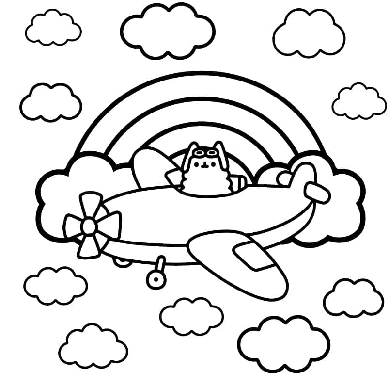 Dibujo gratuito Pusheen #188447 de la coleccion Personajes de Dibujos Animados para imprimir