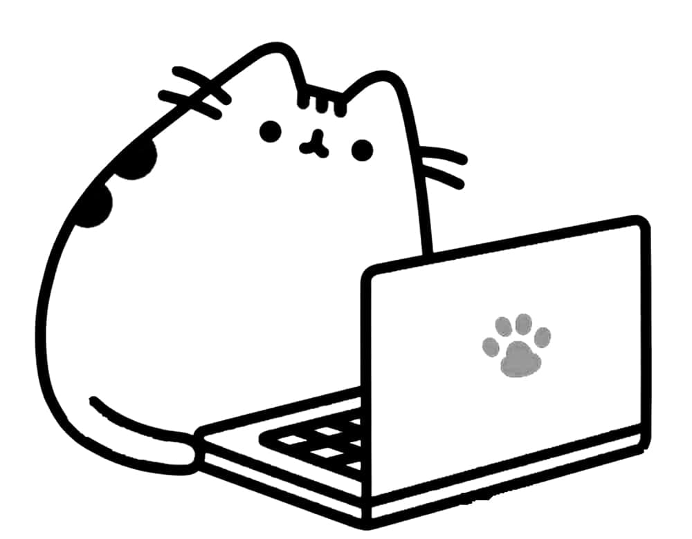 Dibujo gratuito Pusheen #188455 de la coleccion Personajes de Dibujos Animados para imprimir