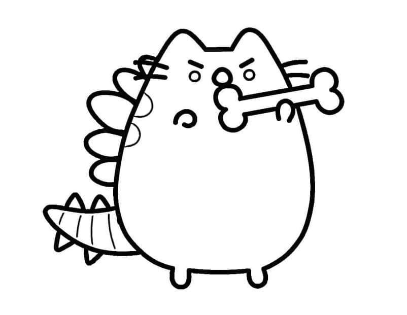 Dibujo gratuito Pusheen #188477 de la coleccion Personajes de Dibujos Animados para imprimir