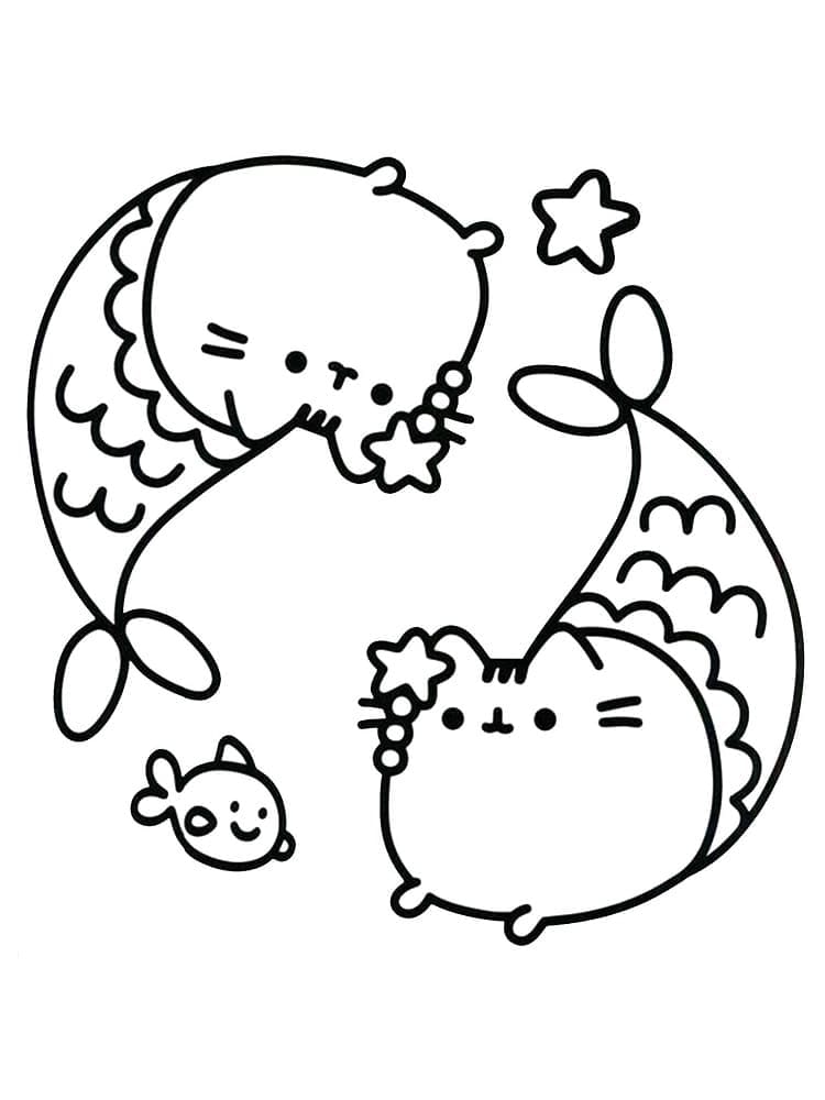 Dibujo gratuito Pusheen #188478 de la coleccion Personajes de Dibujos Animados para imprimir