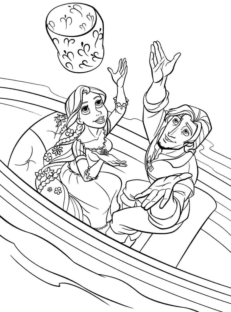 Dibujo gratuito Rapunzel #177894 de la coleccion Personajes de Dibujos Animados para imprimir