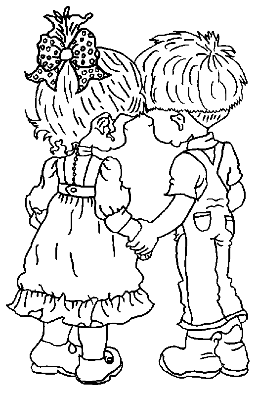 Dibujo gratuito Sarah Kay #43728 de la coleccion Personajes de Dibujos Animados para imprimir