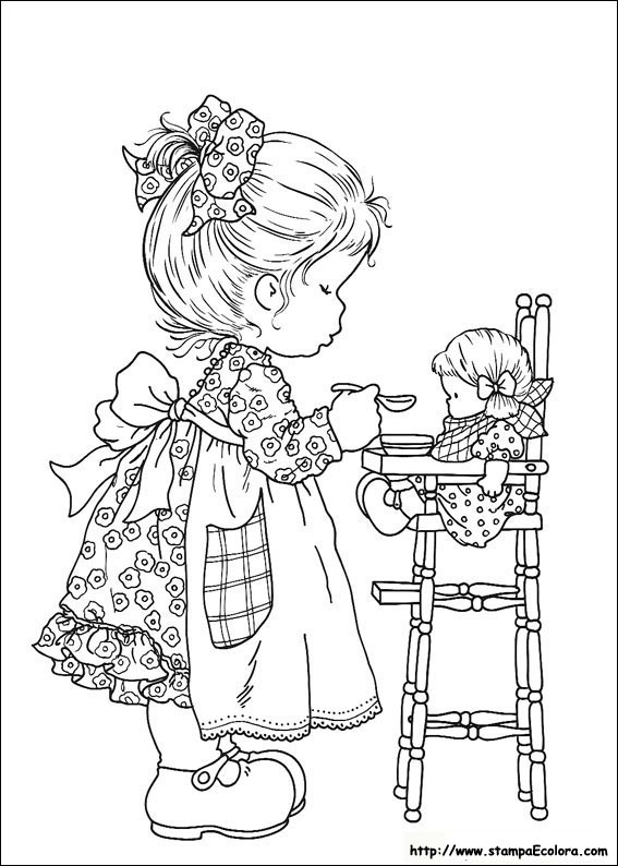 Dibujo gratuito Sarah Kay #43732 de la coleccion Personajes de Dibujos Animados para imprimir