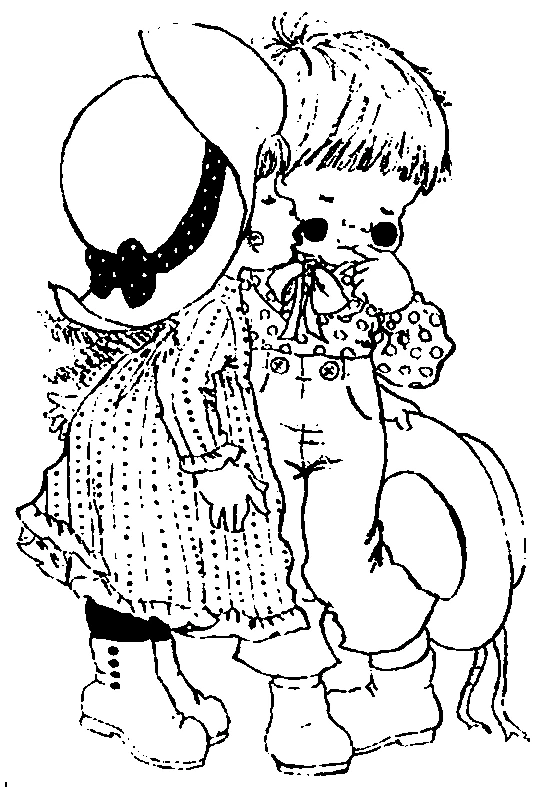 Dibujo gratuito Sarah Kay #43747 de la coleccion Personajes de Dibujos Animados para imprimir