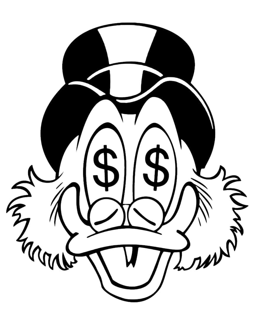Dibujo gratuito Scrooge McDuck #199837 de la coleccion Personajes de Dibujos Animados para imprimir
