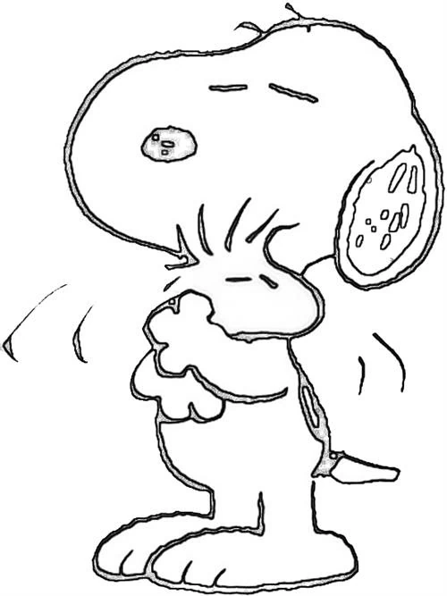 Dibujo gratuito Snoopy #27168 de la coleccion Personajes de Dibujos Animados para imprimir