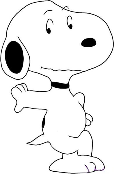 Dibujo gratuito Snoopy #27170 de la coleccion Personajes de Dibujos Animados para imprimir