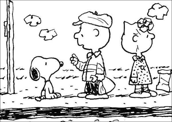 Dibujo gratuito Snoopy #27172 de la coleccion Personajes de Dibujos Animados para imprimir