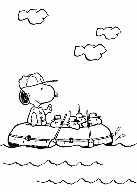 Dibujo gratuito Snoopy #27197 de la coleccion Personajes de Dibujos Animados para imprimir