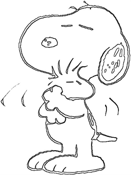 Dibujo gratuito Snoopy #27204 de la coleccion Personajes de Dibujos Animados para imprimir