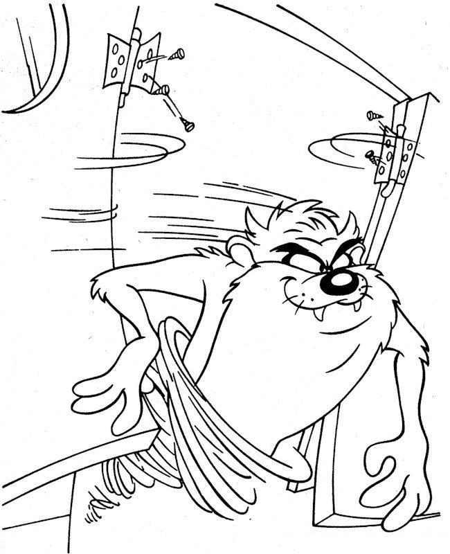 Dibujo gratuito Taz #30973 de la coleccion Personajes de Dibujos Animados para imprimir