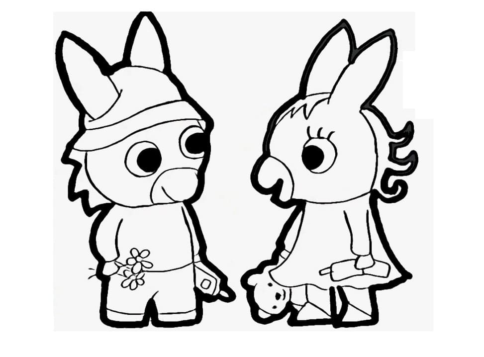 Dibujo para colorear: Trotro (Personajes de Dibujos Animados) #178721 - Dibujos para Colorear e Imprimir Gratis