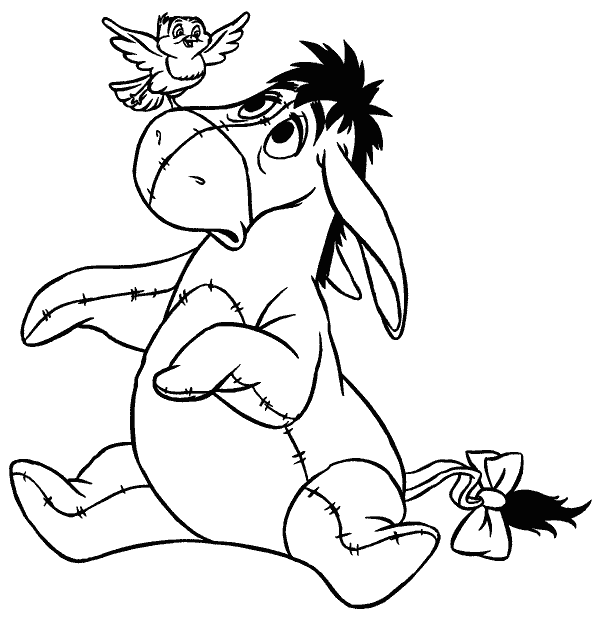Dibujo gratuito Winnie Pooh #28736 de la coleccion Personajes de Dibujos Animados para imprimir