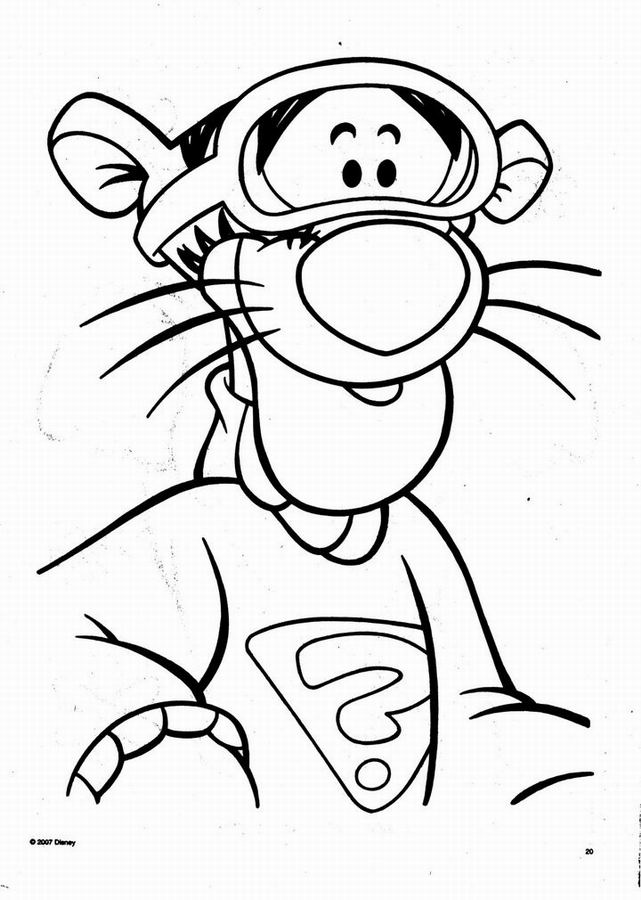 Dibujo gratuito Winnie Pooh #28741 de la coleccion Personajes de Dibujos Animados para imprimir