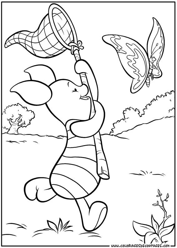Dibujo gratuito Winnie Pooh #28749 de la coleccion Personajes de Dibujos Animados para imprimir