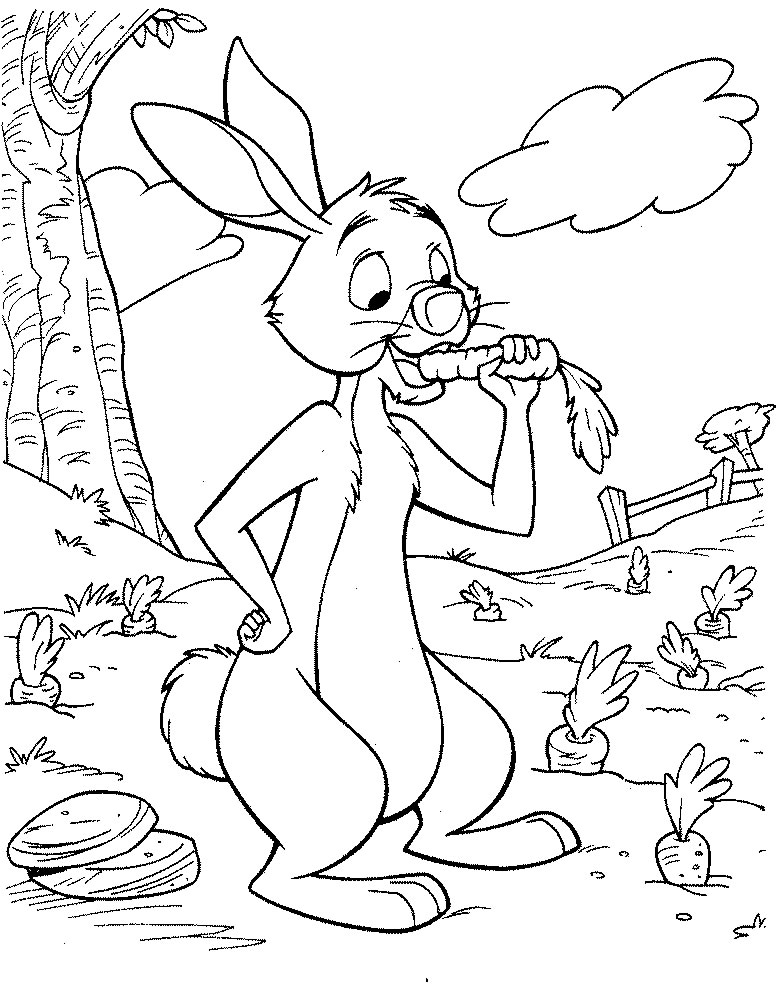 Dibujo gratuito Winnie Pooh #28759 de la coleccion Personajes de Dibujos Animados para imprimir