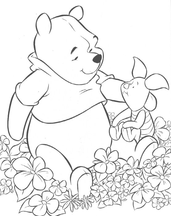 Dibujo gratuito Winnie Pooh #28813 de la coleccion Personajes de Dibujos Animados para imprimir