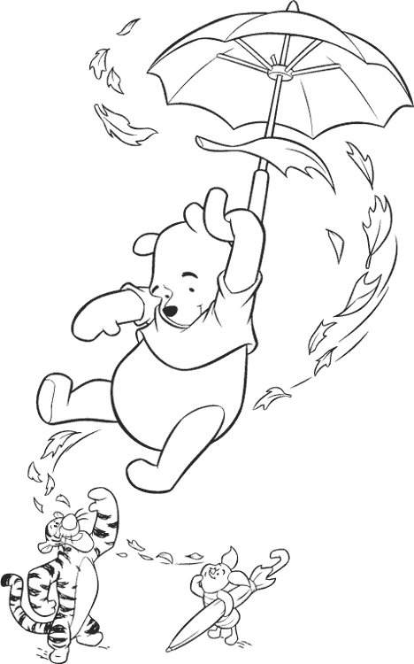 Dibujo gratuito Winnie Pooh #28825 de la coleccion Personajes de Dibujos Animados para imprimir
