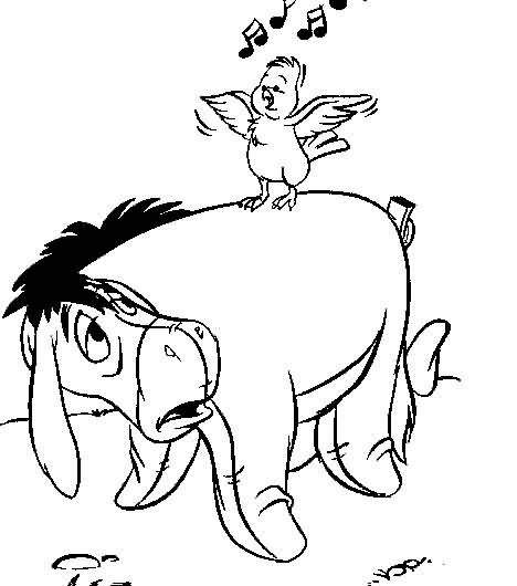 Dibujo gratuito Winnie Pooh #28841 de la coleccion Personajes de Dibujos Animados para imprimir