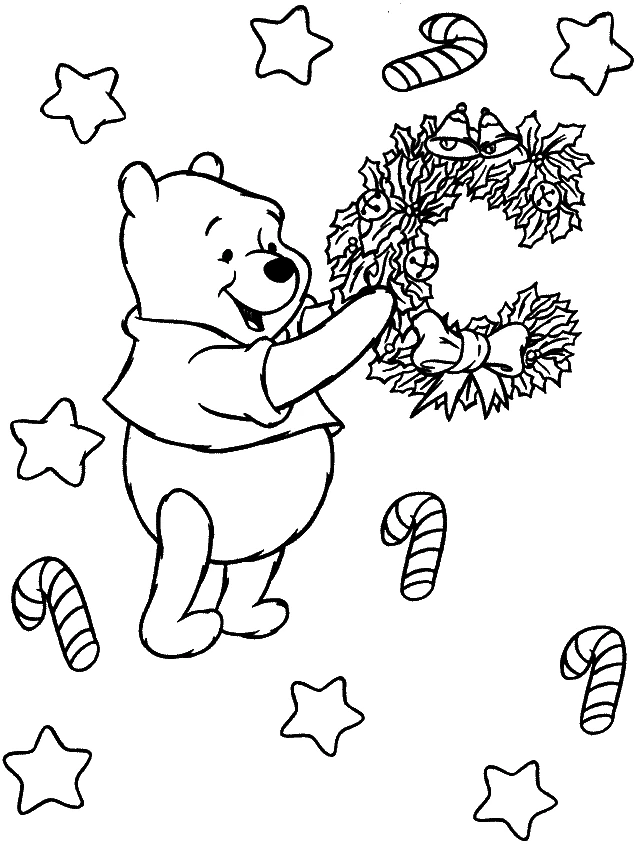 Dibujo gratuito Winnie Pooh #28853 de la coleccion Personajes de Dibujos Animados para imprimir