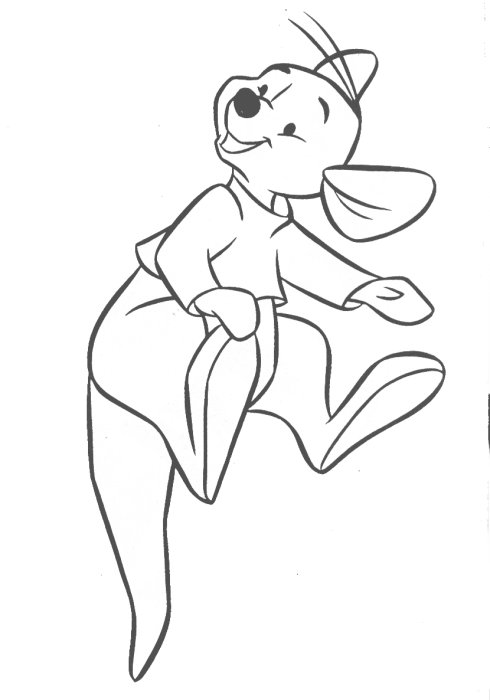 Dibujo gratuito Winnie Pooh #28889 de la coleccion Personajes de Dibujos Animados para imprimir